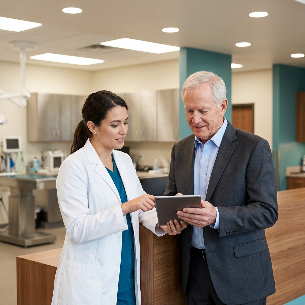 Professionelles Veterinär-Consulting Team